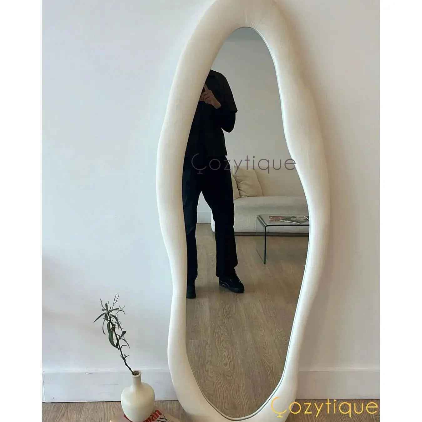 Premium Wooden Mirror (Customizable)