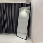 Stand Mirror – Elegant Fiber Frame with Mahogany Stand & Nasir Belgium Glass