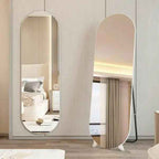 Modern Aluminum Stand Mirror