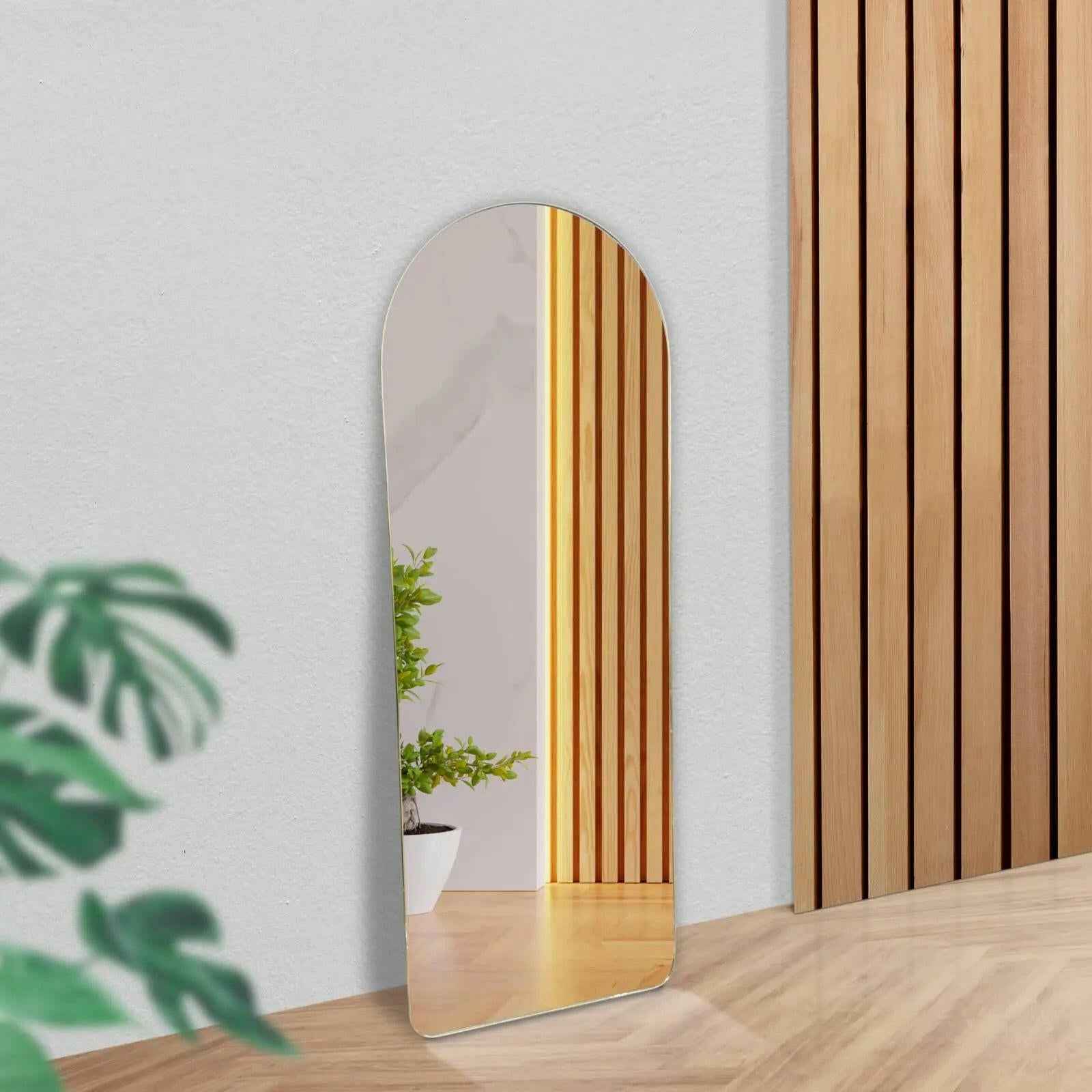 Modern Aluminum Stand Mirror