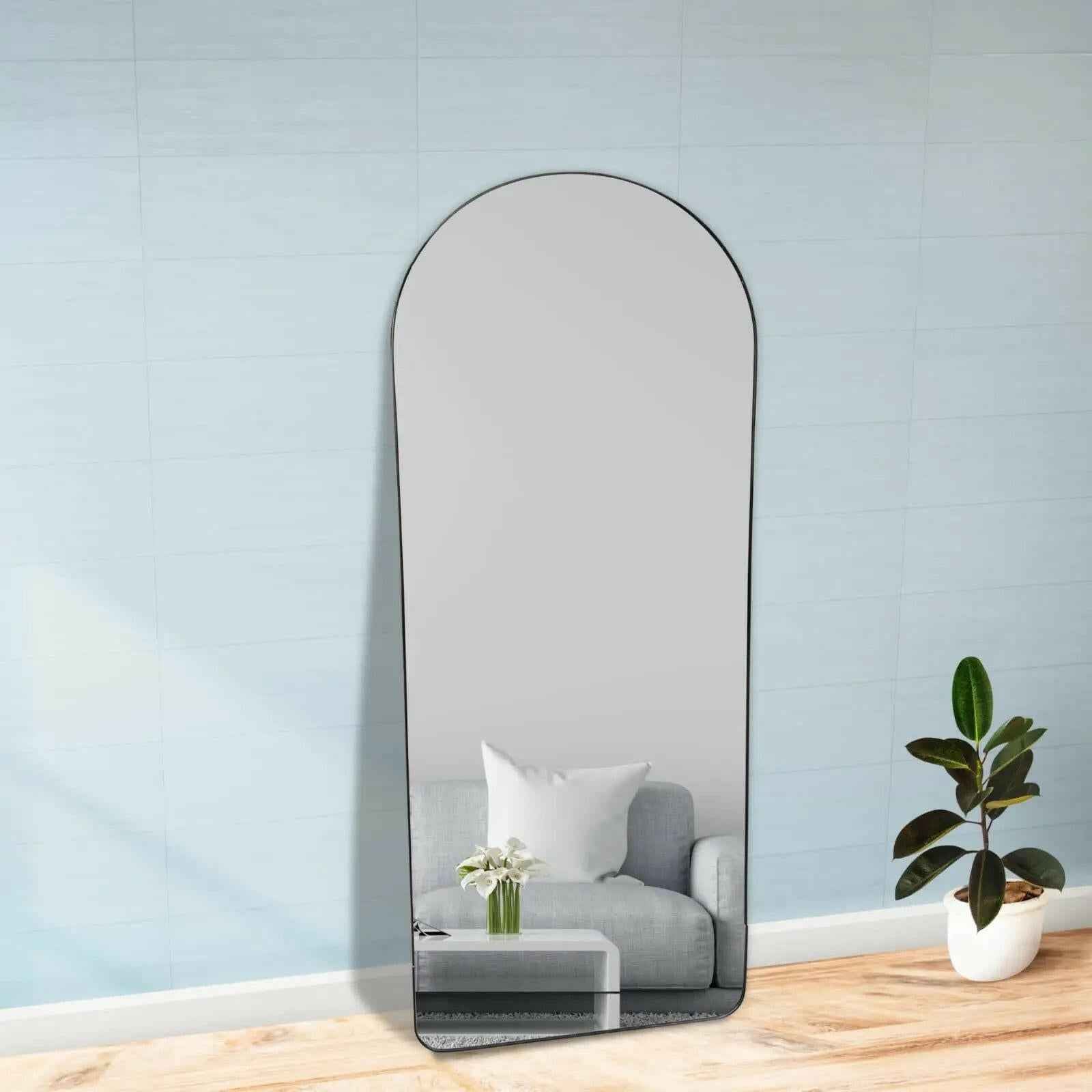 Modern Aluminum Stand Mirror