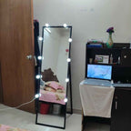 Looking Mirror with light (Black)